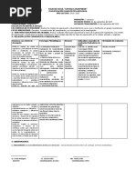 PLANIFICACION DIAGNOSTICA Biologia Primero