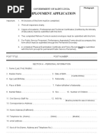 Employment Application Form