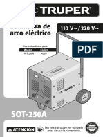 SOT-250A: Soldadora de Arco Eléctrico