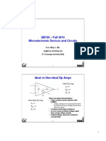 Lecture04-Non-ideal Op Amps (Feedback Circuit) PDF