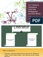 21 Century Literature From The Philippines and The World: A. Advincula