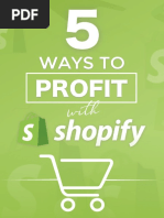 5 Ways Profit Shopify Ebook