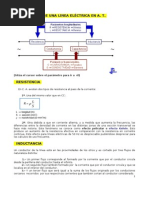 Parámetros de Una Línea Eléctrica en at