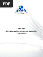 BSBFLM303 Learner Guide V1.0 PDF