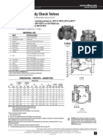 Class 125 Iron Body Check Valves