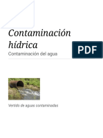 Contaminación Agua PDF