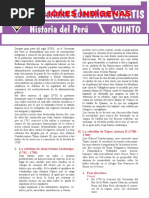 Rebeliones Indígenas en El Perú para Quitno Grado de Secundaria