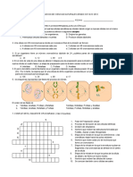 Evaluacion de Ciencias Naturales Grado Octavo2013 Mitosis Meiosis