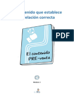 4.2 El Contenido Preventa