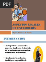 Aspectos Legales de Enfermeria