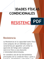 Capacidades Físicas Condicionales Resistencia