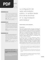 Dialnet LaConfiguracionDelSaberAdministrativoPublicoUnAnal 3776888 PDF