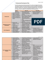 Professional Development Plan