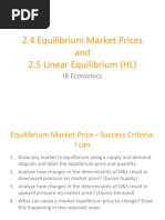 2.4 and 2.5 Equilibrium Market Prices RS