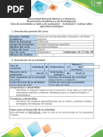 Guía de Actividades y Rubrica de Evaluación - Actividad 3 - Taller Agricultura Biológica