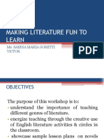 Making Literature Fun To Learn