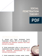 Lesson 8 Social Penetration Theory