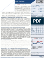 Banks - HBL - Valuation Update - Taurus