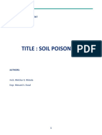 Title: Soil Poisoning: Work Method Statement