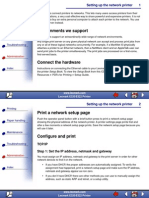 Network Printer Setup