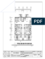 Typical 3Rd and 4Th Floor Plan: A B C E D