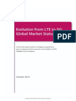 Evolution From LTE To 5G: Global Market Status: October 2019