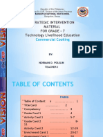 Strategic Intervention Material For Grade - 7 Technology Livelihood Education