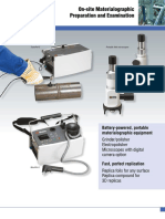 On-Site Materialographic Preparation and Examination: Battery-Powered, Portable Materialographic Equipment