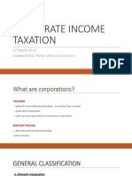 Tax On Corporations Oct 2019 PDF