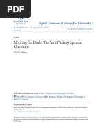 The Art of Asking Spiritual Questions