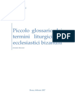 Piccolo Glossario Bizantino