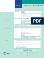 Intermittant Claudication Flowchart