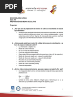 Preguntas Preparación de Medios de Cultivo PDF