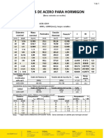 Barras de Acero para Hormigon PDF