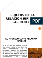 Clase 07-Sujetos de La Relación Jurídica Procesal y Litisconsorcio