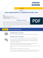 Dia 5 Nos Organizamos Cuidamos Desde Casa PDF