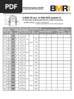 U-Bolts Acc. To Din 3570 System A: B.M.R.Bau-Montage-Rohrleitungsbau GMBH