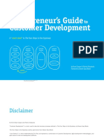 Entrepreneur's Guide Customer Development: The To