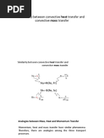 Similarity Between Convective Heat Transfer and Convective Mass Transfer