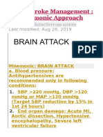 Acute Stroke Management