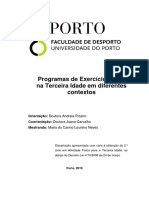 Programas de Exercicio Fisico Na Terceira Idade