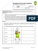 Grado Noveno - Química - Unidad 2 - Taller 1