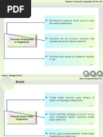 Enzymes: Biochemical Reactions Which Occur in Cells Are Called Metabolism