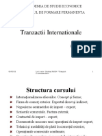 Tranzactii Internationale