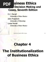 Ethical Decision Making and Cases, Seventh Edition: O.C. Ferrell John Fraedrich Linda Ferrell