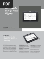 10.1-Inch Pen & Touch Display: Data Sheet