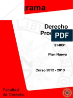 Derecho Procesal I