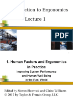 Ergonomics Lecture 1