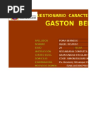 GASTON BERGER - Plantilla de Calificacion