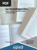 Libro. Investigación